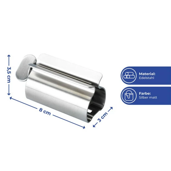 Wenko Tubenpresse Edelstahl 6 Wenko Tubenpresse Edelstahl – Bild 4