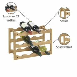 Wenko Weinregal Norway Aus Walnussholz