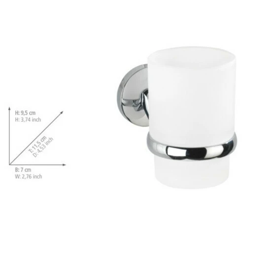 Wenko Zahnputzbecherhalter Cuba Glänzend 7 Wenko Zahnputzbecherhalter Cuba Glänzend – Bild 5