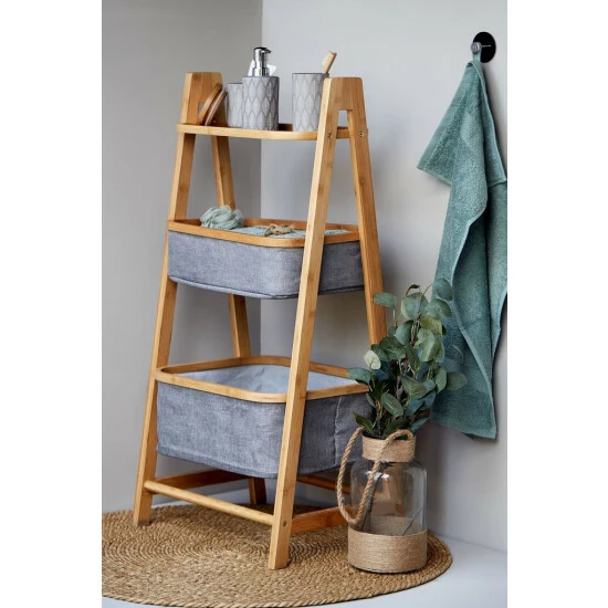 Wenko Regal Bahari Aus Bambus Mit 2 Körben 6 Wenko Regal Bahari Aus Bambus Mit 2 Körben – Bild 4