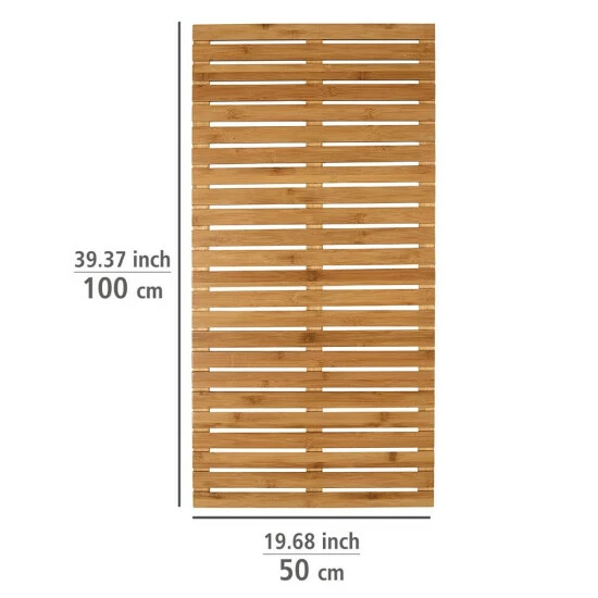 Wenko Baderost Indoor & Outdoor Bambus, 100 X 50 Cm 6 Wenko Baderost Indoor & Outdoor Bambus, 100 X 50 Cm – Bild 4