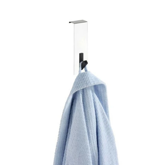 Wenko 4468190100 Türhaken Cauro, Edelstahl Glänzend, Schwarz 4 Wenko 4468190100 Türhaken Cauro, Edelstahl Glänzend, Schwarz – Bild 2