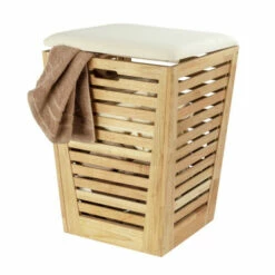 Wenko Wäschetruhe Mit Sitzpolster Norway