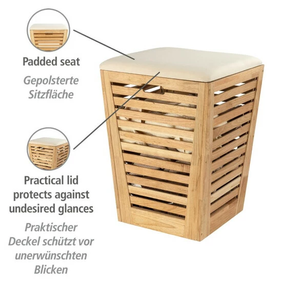 Wenko Wäschetruhe Mit Sitzpolster Norway 5 Wenko Wäschetruhe Mit Sitzpolster Norway – Bild 3