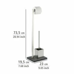 Wenko Stand WC-Garnitur Slate Rock Edelstahl 19 Wenko Stand WC-Garnitur Slate Rock Edelstahl -Günstiges Wenko Geschäft unnamed file 26420