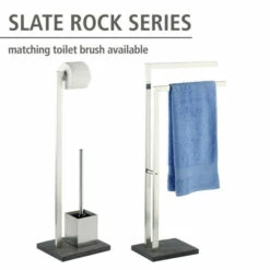 Wenko Stand WC-Garnitur Slate Rock Edelstahl 20 Wenko Stand WC-Garnitur Slate Rock Edelstahl -Günstiges Wenko Geschäft unnamed file 26421