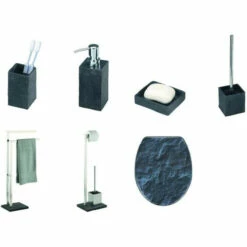 Wenko Stand WC-Garnitur Slate Rock Edelstahl 29 Wenko Stand WC-Garnitur Slate Rock Edelstahl -Günstiges Wenko Geschäft unnamed file 26430