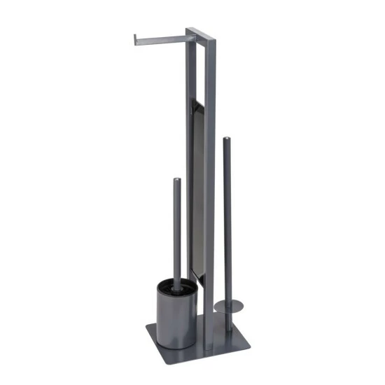 Wenko Stand WC-Garnitur Rivalta Grau 5 Wenko Stand WC-Garnitur Rivalta Grau – Bild 3
