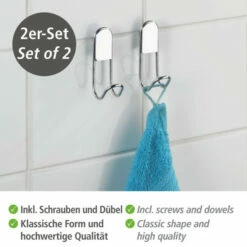 Wenko Wandhaken Classic 2er Set -Günstiges Wenko Geschäft unnamed file 26501