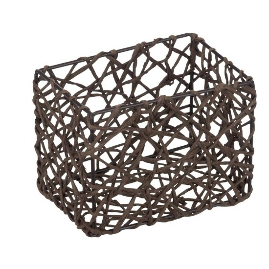 Wenko Aufbewahrungskorb Curly Braun 3 Wenko Aufbewahrungskorb Curly Braun