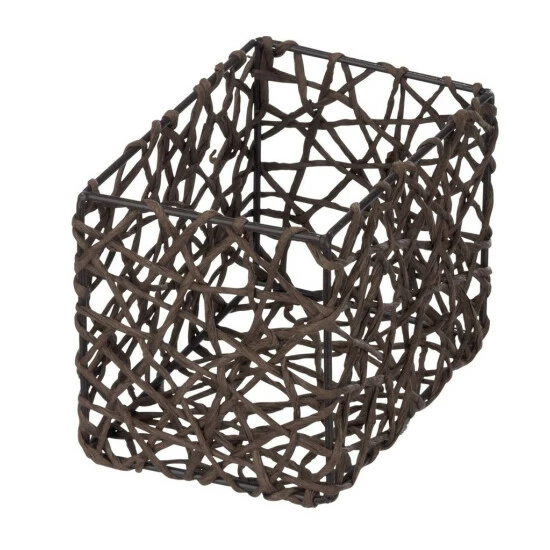 Wenko Aufbewahrungskorb Curly Braun 4 Wenko Aufbewahrungskorb Curly Braun – Bild 2