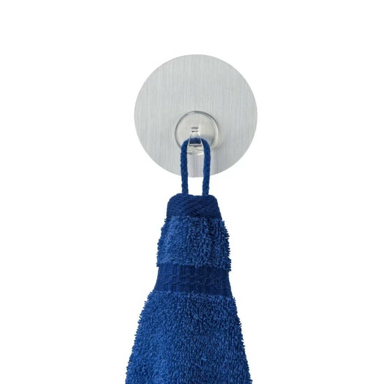 Wenko Static-Loc® Wandhaken Uno Edelstahloptik Rund 5 Wenko Static-Loc® Wandhaken Uno Edelstahloptik Rund – Bild 3