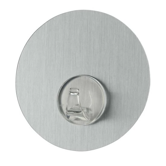 Wenko Static-Loc® Wandhaken Uno Edelstahloptik Rund 6 Wenko Static-Loc® Wandhaken Uno Edelstahloptik Rund – Bild 4
