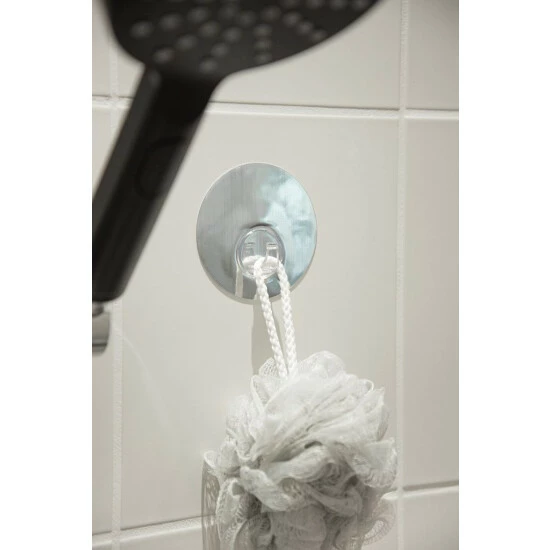 Wenko Static-Loc® Wandhaken Uno Edelstahloptik Rund 8 Wenko Static-Loc® Wandhaken Uno Edelstahloptik Rund – Bild 6