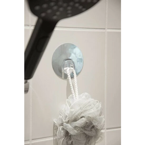 Wenko Static-Loc® Wandhaken Uno Edelstahloptik Rund 11 Wenko Static-Loc® Wandhaken Uno Edelstahloptik Rund – Bild 9