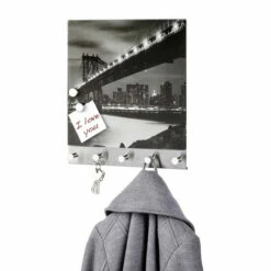 Wenko Magnetische Garderobe Manhattan Bridge, 5 Haken, 30 X 34 Cm -Günstiges Wenko Geschäft unnamed file 26658