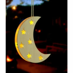 WENKO LED Mond Gelbe LED Lämpchen Holz Batteriebetrieben Leuchtender Akzent 12 WENKO LED Mond Gelbe LED Lämpchen Holz Batteriebetrieben Leuchtender Akzent -Günstiges Wenko Geschäft unnamed file 26669