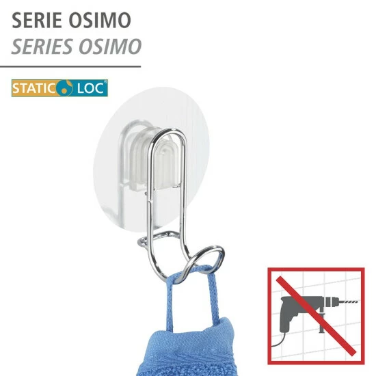 Wenko Static-Loc® Wandhaken Osimo 6 Wenko Static-Loc® Wandhaken Osimo – Bild 4