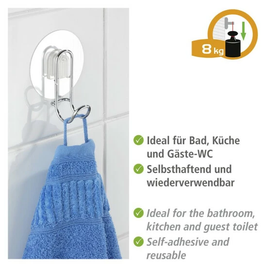 Wenko Static-Loc® Wandhaken Osimo 7 Wenko Static-Loc® Wandhaken Osimo – Bild 5