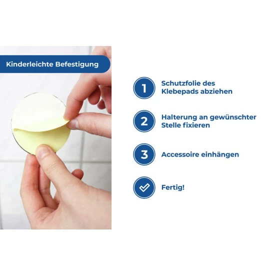 Wenko TurboFIX Edelstahl Haken 2er Set 7 Wenko TurboFIX Edelstahl Haken 2er Set – Bild 5