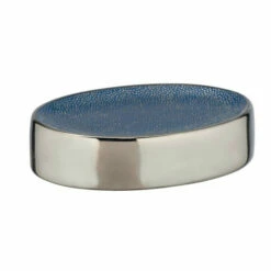 Wenko Seifenablage Nuria Silber/Blau Keramik -Günstiges Wenko Geschäft unnamed file 26803