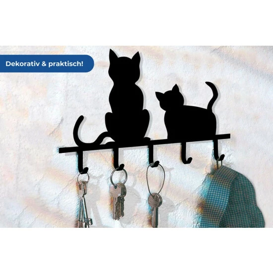 Wenko Schlüsselboard Katzen 4 Wenko Schlüsselboard Katzen – Bild 2