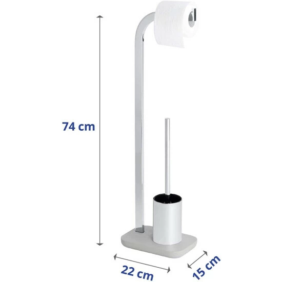 Wenko Stand WC-Garnitur Concrete 8 Wenko Stand WC-Garnitur Concrete – Bild 6