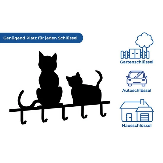Wenko Schlüsselboard Katzen 8 Wenko Schlüsselboard Katzen – Bild 6