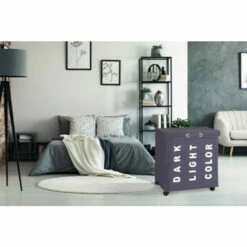 Wenko Wäschesammler Trivo Grau