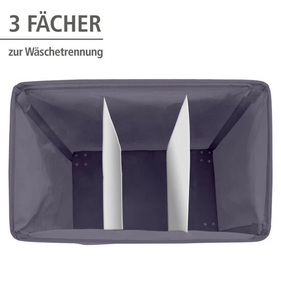 Wenko Wäschesammler Trivo Grau 11 Wenko Wäschesammler Trivo Grau – Bild 9