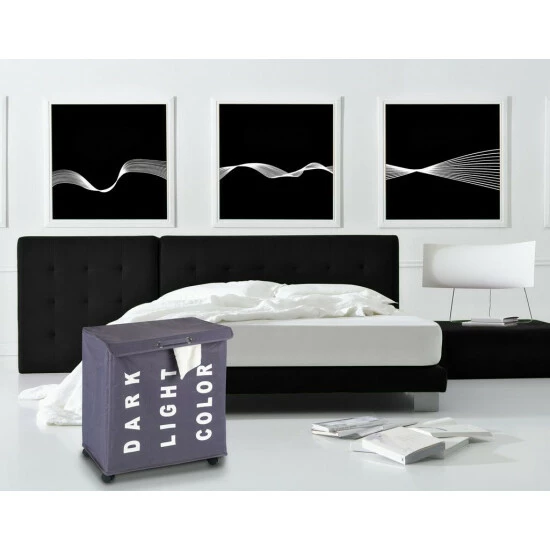 Wenko Wäschesammler Trivo Grau 14 Wenko Wäschesammler Trivo Grau – Bild 12