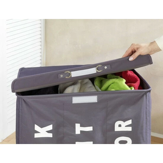 Wenko Wäschesammler Trivo Grau 16 Wenko Wäschesammler Trivo Grau – Bild 14