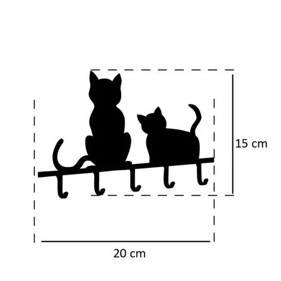 Wenko Schlüsselboard Katzen 12 Wenko Schlüsselboard Katzen – Bild 10