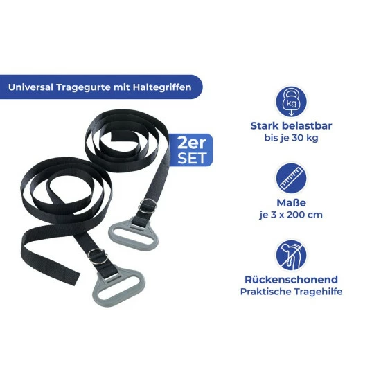 Wenko Universal Tragegurt 2er Set 8 Wenko Universal Tragegurt 2er Set – Bild 6