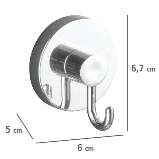 WENKO Vacuum-Loc Haken, 2er Set 3 WENKO Vacuum-Loc Haken, 2er Set