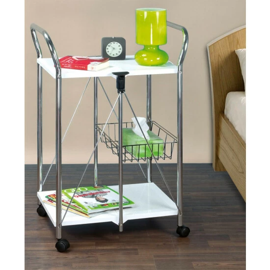 Wenko Servierwagen Sunny Weiß 4 Wenko Servierwagen Sunny Weiß – Bild 2