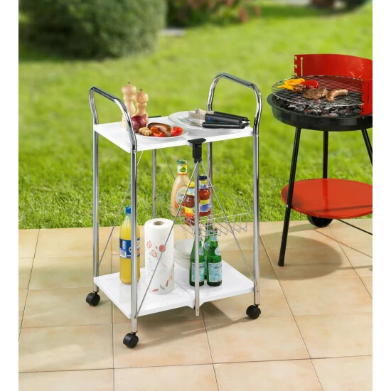 Wenko Servierwagen Sunny Weiß 5 Wenko Servierwagen Sunny Weiß – Bild 3
