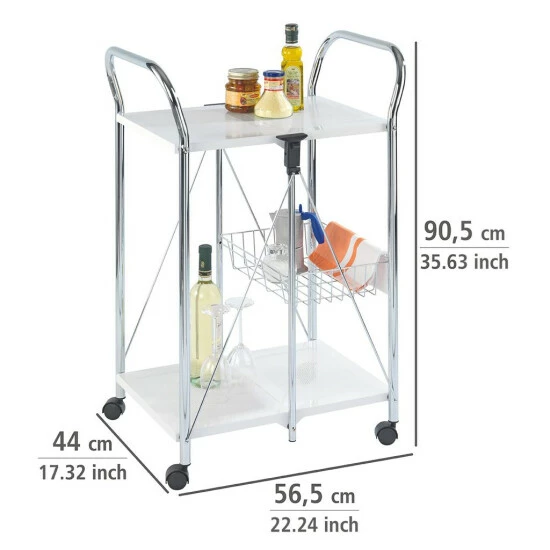 Wenko Servierwagen Sunny Weiß 12 Wenko Servierwagen Sunny Weiß – Bild 10