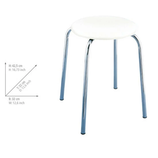 Wenko Exclusiv Badhocker Livorno 4 Wenko Exclusiv Badhocker Livorno – Bild 2