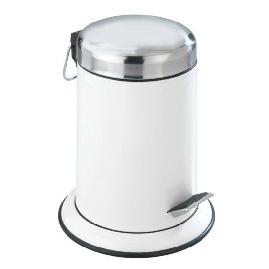 Wenko Kosmetik Treteimer Retoro Schwarz Edelstahl 8 Wenko Kosmetik Treteimer Retoro Schwarz Edelstahl – Bild 6