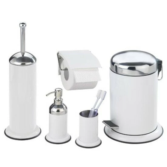 Wenko Kosmetik Treteimer Retoro Schwarz Edelstahl 9 Wenko Kosmetik Treteimer Retoro Schwarz Edelstahl – Bild 7