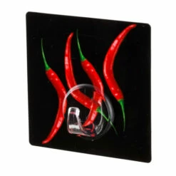 Wenko Static-Loc® Wandhaken Uno Hot Peperoni