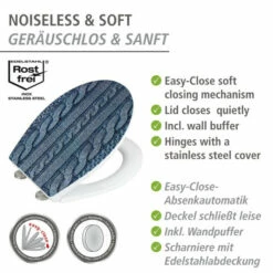 Wenko Premium WC-Sitz Cozy Mit Relief -Günstiges Wenko Geschäft unnamed file 27541