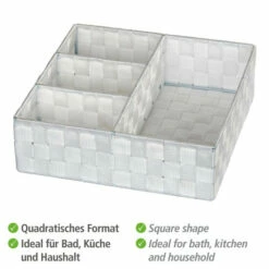 Wenko Organizer Adria Weiß 4 Fächer -Günstiges Wenko Geschäft unnamed file 27611