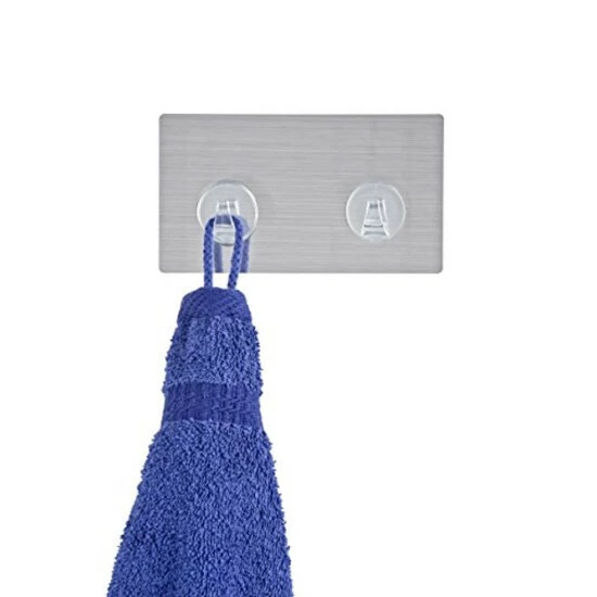 Wenko Static-Loc® Hakenleiste Edelstahloptik 9 Wenko Static-Loc® Hakenleiste Edelstahloptik – Bild 7