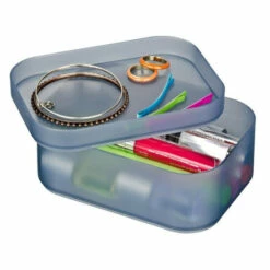 Wenko 20995100 Organizer Ice Cube Stapelbar, S, Grau