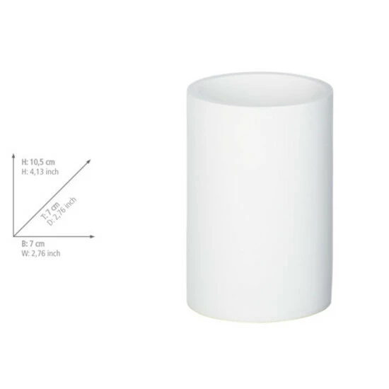 Wenko Zahnputzbecher Ida Weiß 4 Wenko Zahnputzbecher Ida Weiß – Bild 2