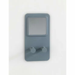 Wenko Rasierhalter Mit Spiegel Ampio Grau