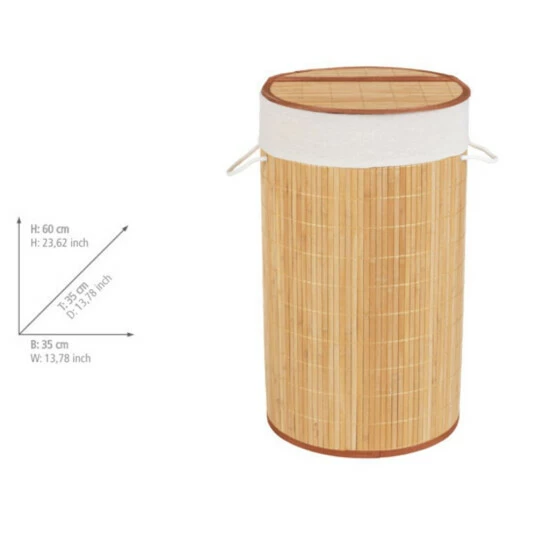 Wenko Wäschetruhe Bamboo Natur 7 Wenko Wäschetruhe Bamboo Natur – Bild 5