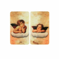 Wenko 2er-Set Herdabdeckplatten 'Raphael Engel'